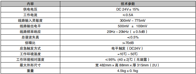 利達(dá)KT9213/MP3 前置放大器參數(shù)