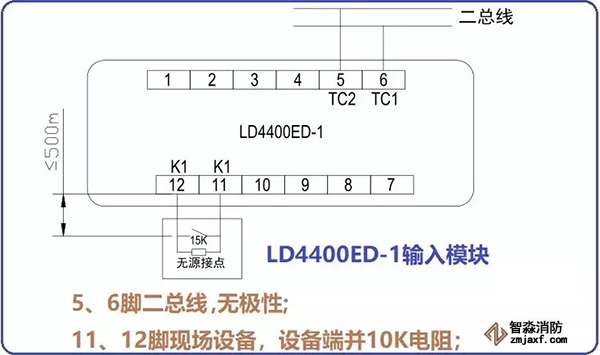 利達(dá)輸入模塊LD4400ED-1接線