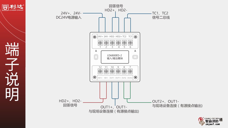 LD6800ED-2模塊端子說明